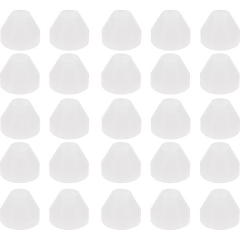20 bagues pour stylos, fournitures pour le tournage de stylos, bagues isolantes, joints pratiques pour stylos-1.4X1.4CM-White (1/4)