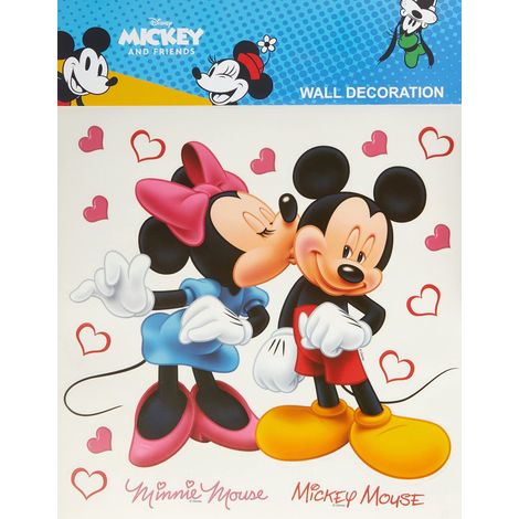 AG Design DKS 1085 Disney Mickey Mouse, adesivi da parete, 30 x 30 cm – Parte 1, carta, colorato, 30 x 30 cm