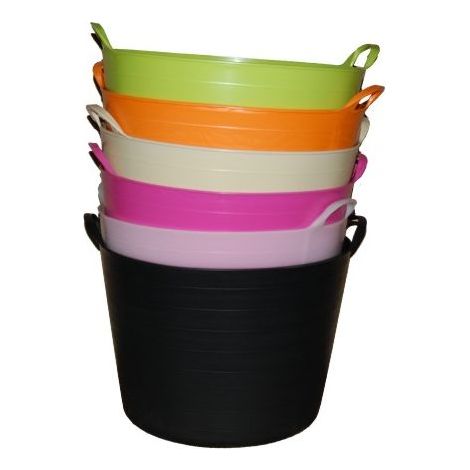 42L Blue Plastic Basket – Vintage Waste Basket – Dimensions 44x33cm – For Agriculture and DIY