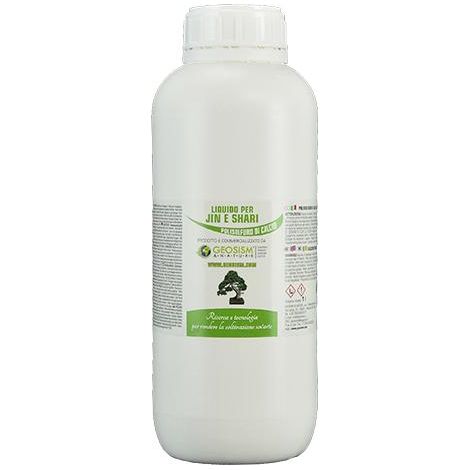 Liquido per Jin e Shari Geosism (polisolfuro di calcio) certificato per bonsai (1 l)