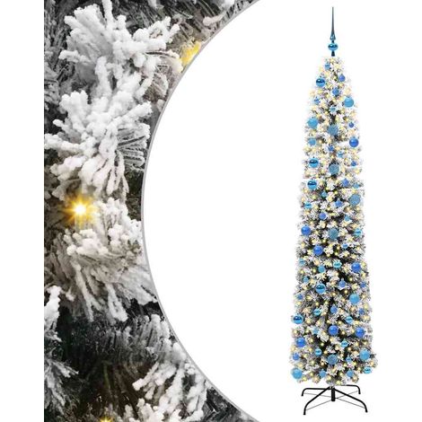 Árbol de Navidad artificial Verde 240 cm PVC, Acero y Plástico vidaXL