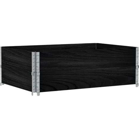 Maison Exclusive - Pflanzkasten Schwarz 120x80 cm Massivholz Kief