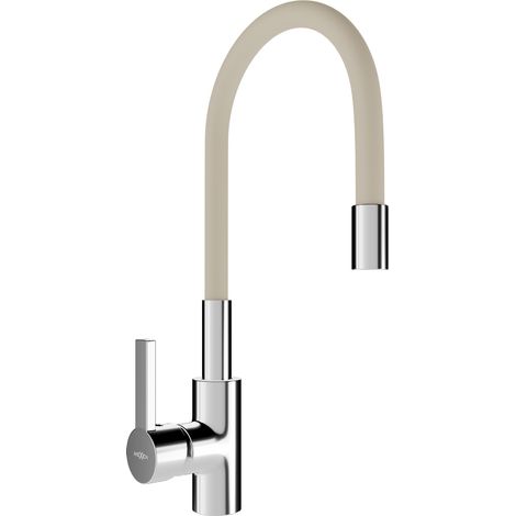 Mexen Flex rubinetto da cucina, cromo/beige - 670900-09 (1/2)