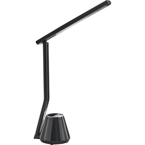 LED Schreibtischlampe DENEB mit Dimmer Schwarz