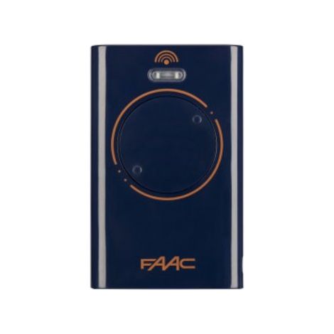 Émetteur de télécommande d'origine FAAC 787014 XT2 433 SL SLR BLEU (1/5)