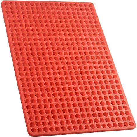 Moule Bonbon, Moule Demi Sphere à 468 Cavités et Moule Coeur à 255 Cavités, pour Friandises pour Chien Chocolat 2 Pièces