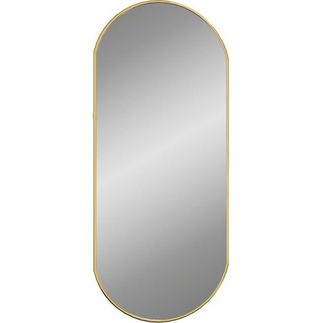 Miroir Décoratif, Miroir mural Doré 70x30 cm Ovale fr33388 (1/5)