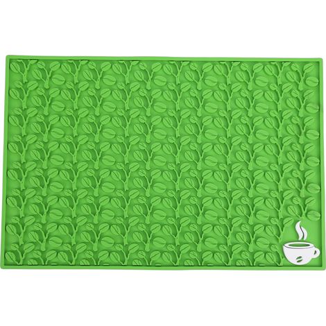 Alfombrilla de Silicona Antideslizante para Cafetera, Impermeable y Absorbente, Protección de Encimera – Ideal para Cocina y Barra de Café (1/5)