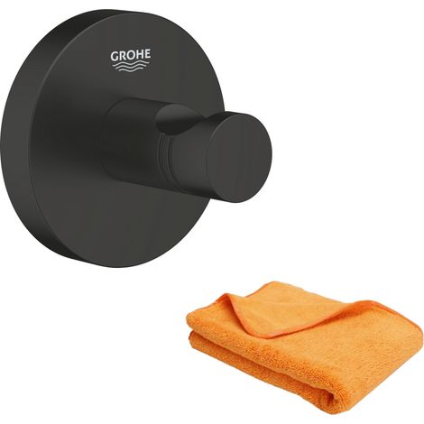 Patère murale GROHE Start noir mat (1/4)