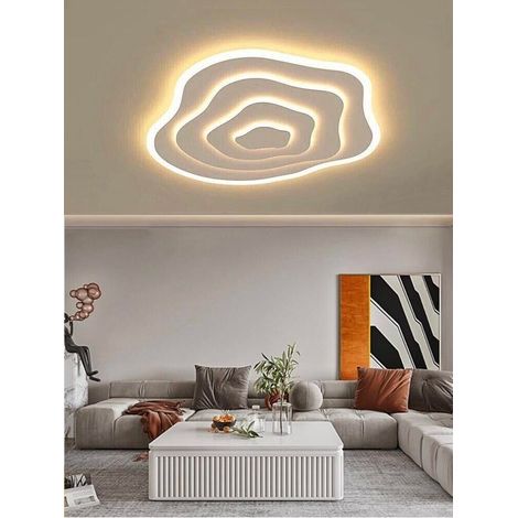 Plafoniera Led Luce Calda 59 W Lampadario A Soffitto Moderno Effetto Onda Pn28bc (1/4)