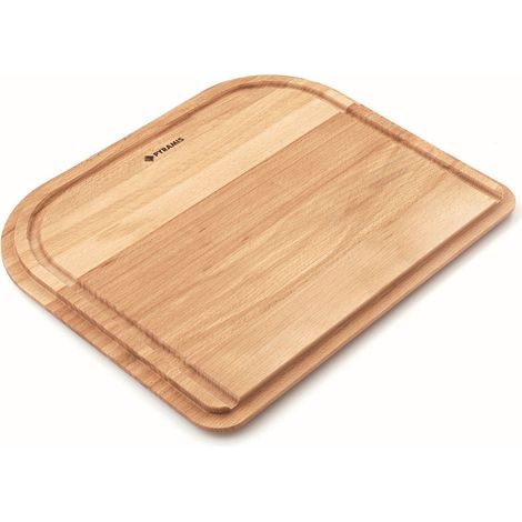 Pyramis Holzschneidbrett für Becken 40x40 cm, Buche (1/2)