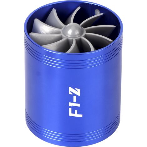 Admission d'air, turbocompresseur, double ventilateur, économie de carburant, accessoire de modification automobile F1-Z (1/5)