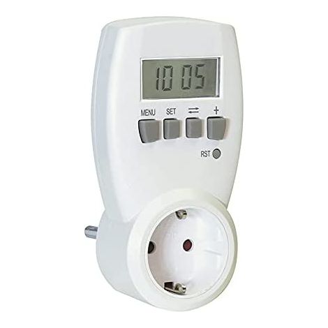 REV 002580 Misuratore di Consumo Energetico display LCD 3500 W 16 A 230 V colore Bianco (1/5)