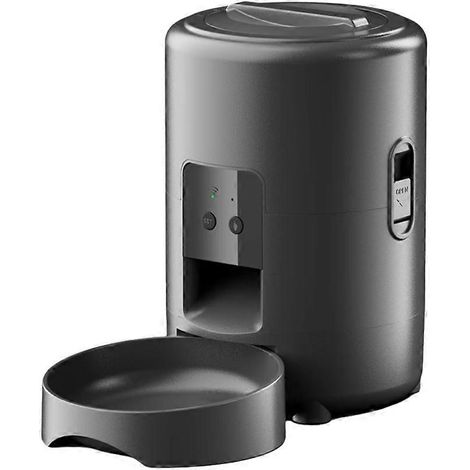 Intelligenter, automatischer 2-Liter-Futterspender für Haustiere mit WLAN-Taste für Katzen und Hunde. (1/5)