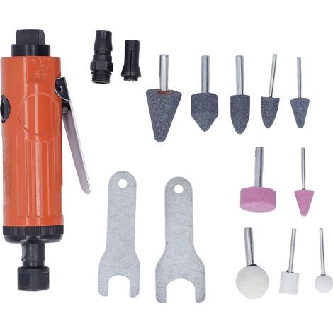 Kit de meuleuse à Air, ergonomique, léger, à faible bruit, 22 000 tr/min, ensemble pneumatique pour la fabrication automobile (1/5)