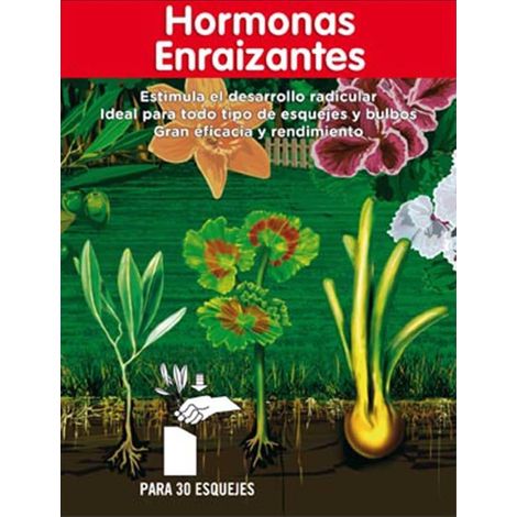 Hormonas Enraizantes en Polvo. 100% Ecol�gico. 20 Gr