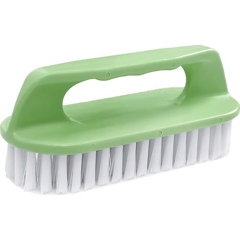 (Vert) Brousse de broussailles en Plastique Lits de lit de Lits à Linge Nettoyage Brosse Grip Couleur vibrante Confortable (1/5)