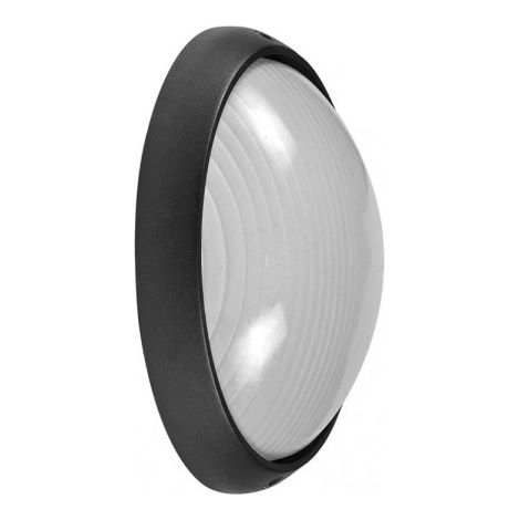 FAB 148361009  Aplique Ext. Aluminio Vega Peq.1xe27 Negro  10x22x14 Cm Ip44