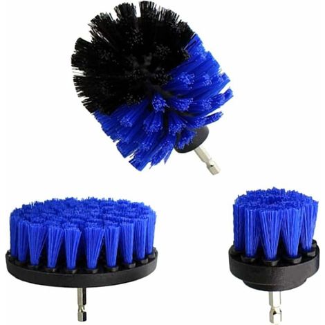 Brosse de Nettoyage pour Perceuse 3 Pièces Brosses de Nettoyage Kit Brosse Carrelage Brosse Carrelage pour Perceuse Brosses de Nettoyage (1/5)