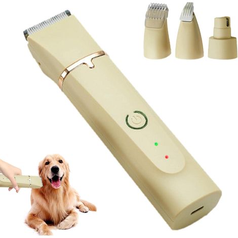 Tondeuses à Cheveux pour Chien, Tondeuses de toilettage pour Animaux de Compagnie sans Fil Rechargeables, Outils de toilettage Portables pour Petits et Grands Chiens, Chats, Animaux (1/5)