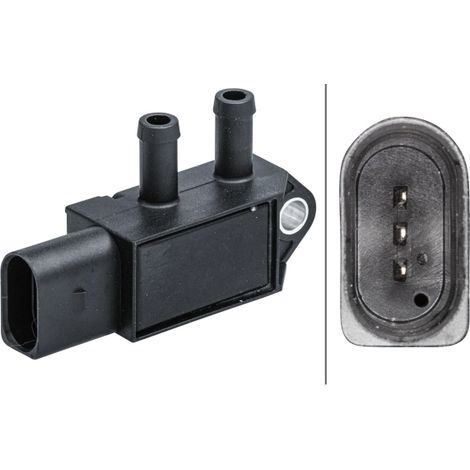 Capteur, pression des gaz échappement Hella 6PP 009 409-631 VW 03N906051C