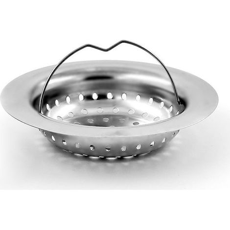 5 pcs Filtre évier Cuisine avec Poignée,Crépine d'évier en Acier Inoxydable avec Anse,Grille Bac cuisine,Diamètre de 110 mm facile à Nettoyer (1/5)