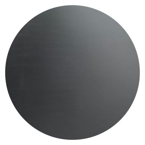 HPL Plateau de table Ø 70 cm Noir - Feros (1/2)