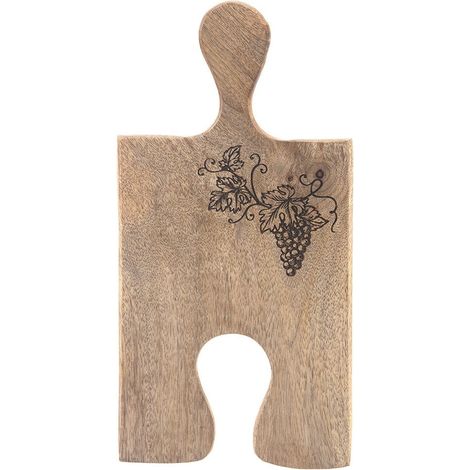 Servier schneidebrett aus holz mango 295x15cm