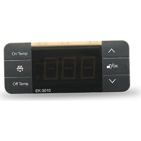 Thermostat de régulation de température EK-3010 avec sonde, capteur 220 V, alarme de chauffage et de réfrigération pour chambre froide/congélateur (1/5)