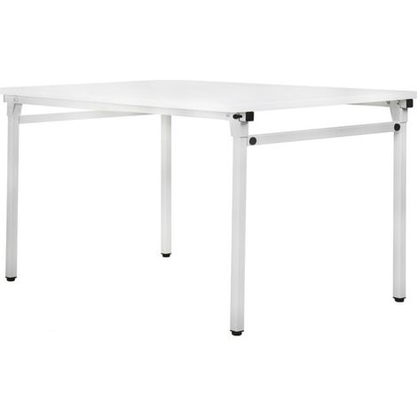 Table pliante STIER 1200x800x720mm gris clair