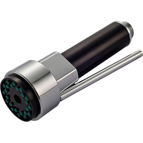 Douchette Rétractable Évier Cuisine Laiton Chromé Filetage G1/2 Compatible Mitigeur Robinet Standard (1/5)