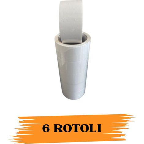 Nastro Adesivo Imballaggio Colorato Bianco 48mmx66m 6 Rotoli Scotch EcoPrice®
