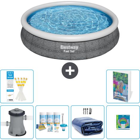 Bestway Piscina Bestway Fast Set Rotonda - 366x76 cm - 7-pezzi  S282