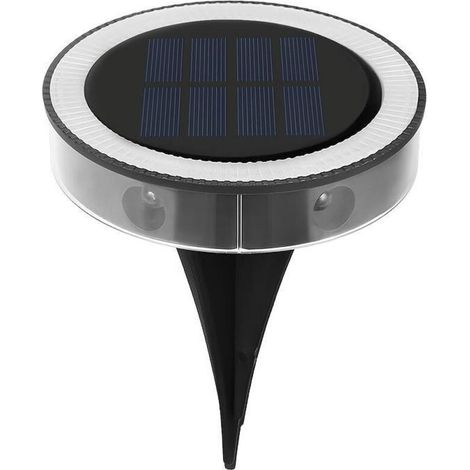 Luci solari da giardino – Impermeabili, luci decorative da esterno con 6 LED per illuminare giardini, patii e sentieri - Crezuo