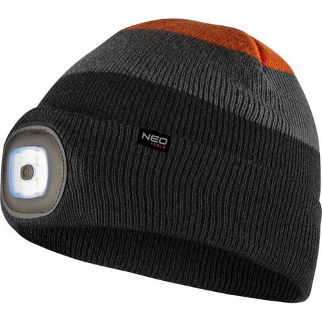 Capucha con luz integrada NEO TOOLS 81-631 negro gris naranja (1/3)