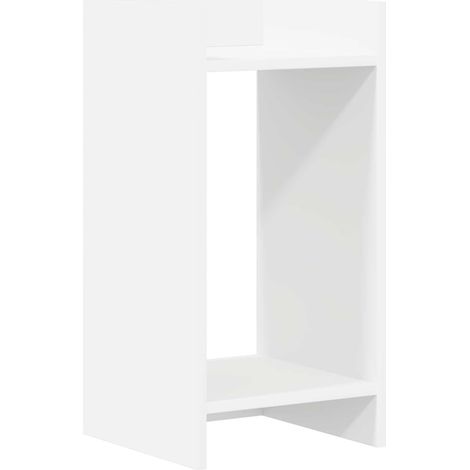 Support de Plante Blanc 30 x 30 x 60 cm Bois d’ingénierie vidaXL
