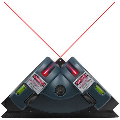 Niveau pour carreaux de céramique, anglemètre laser, niveau laser à angle droit, sans batterie,bleu