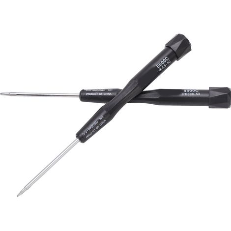 2-teiliges Profi-Schraubendreher-Set mit rutschfestem Griff und magnetischer Spitze für Wartungsarbeiten 8800C B (1/5)