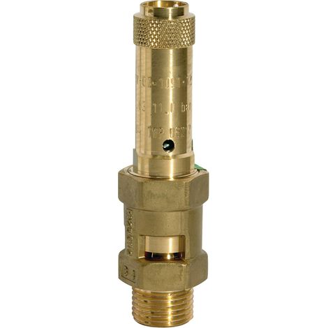 Riegler Sicherheitsventil, Messing, G 1/2, Ansprechdruck 6,5 bar (1/4)