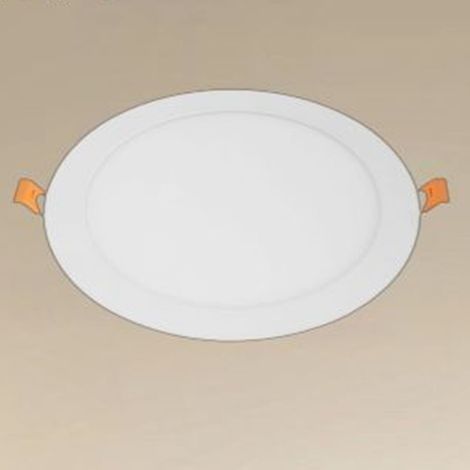 TRADE SHOP - Pannello Led 18watt Da Incasso Rotondo Bianco ø225mm Luce 3000k-6500k Ip20 00045 - (1/4)