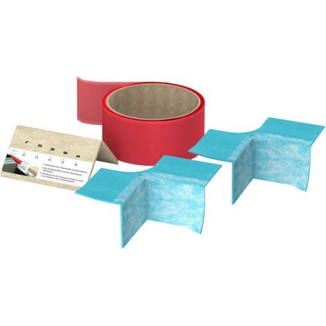 Mepa supplémentaire 180049 pour ruban d&39étanchéité pour baignoire d&39angle en T Aquaproof 3D