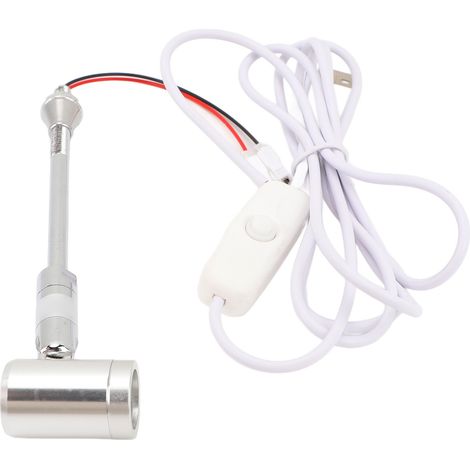 Spot LED bijoux sur pied orientable 180° 100 lm faisceau 25° USB 1W projecteur vitrine pour collections œuvres lumière naturelle (1/5)