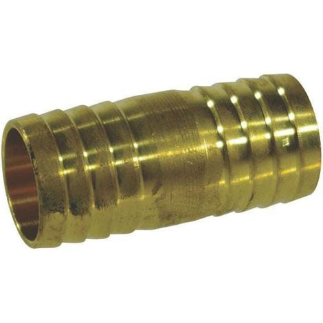 Raccord de réparation en laiton de 19 mm (3/4") avec embout droit, conforme DIN 50930-6, pour tuyau flexible lâche