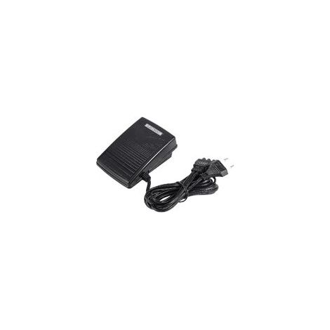 Control de pie con cable de alimentación, pedal, enchufe europeo, 200-240 V, negro-Crezuo