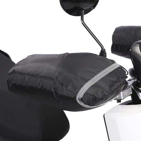 Chauffe-mains de guidon chaud - doublure en peluche épaisse - chauffe-mains universel pour guidon - gants de cyclisme et d'hiver - motos (1/5)