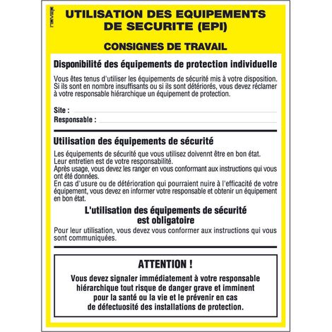 Panneau équipements de protection individuelle 400x300mm - 4300368 (1/2)