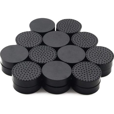 Lot de 24 Pieds de Pot Invisibles avec antidérapant amélioré, adhérence de Surface pour Pots de Fleurs et Pots de Fleurs, rehausseurs de Pots en Caoutchouc Massif, lève Pot pour jardinières (1/5)
