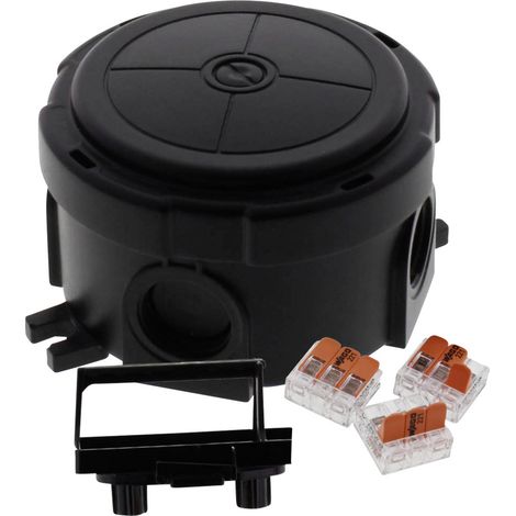 Wiska 10110636 Abzweigkasten (L x B x H) 100 x 89 x 57 mm Schwarz IP66/IP67 5 St. (1/3)