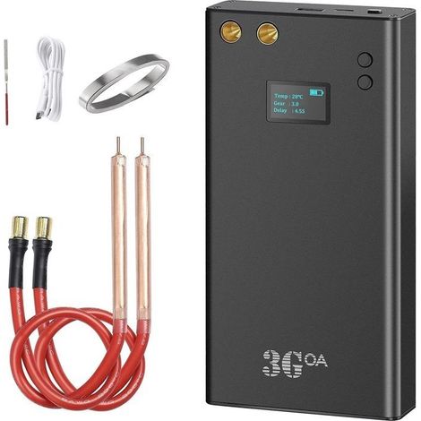 TTLIFE Mini Soudeur par Points avec écran LCD, 7500mAh, Mini Machine de soudage avec feuille de nickel de 5M 70 vitesses réglables