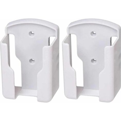Télécommande, télécommande porte TV, climatiseur universel mural boîte de rangement pour télécommande, matériau durable blanc, set de 2 (1/3)